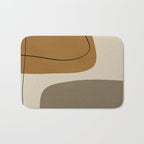 Organic Abstract Shapes #1 Bath Mat Gallery Image 1