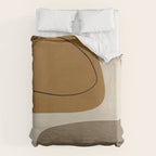 Organic Abstract Shapes #1 Duvet Cover Gallery Image 6