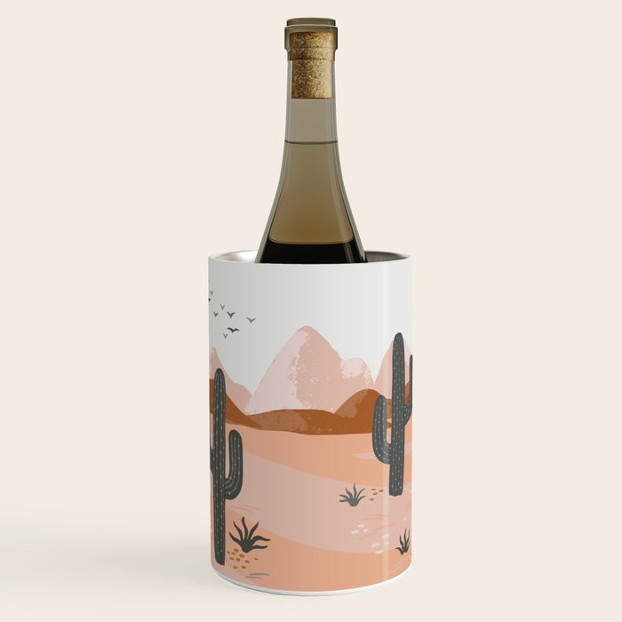 Cacti Desert Landscape Wine Chiller Gallery Image 1