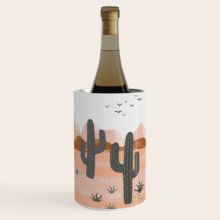 Cacti Desert Landscape Wine Chiller Gallery Image 3