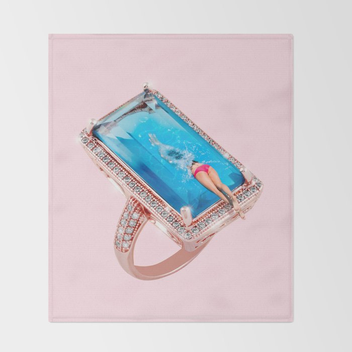 Diamond Pool Throw Blanket Gallery Image 2