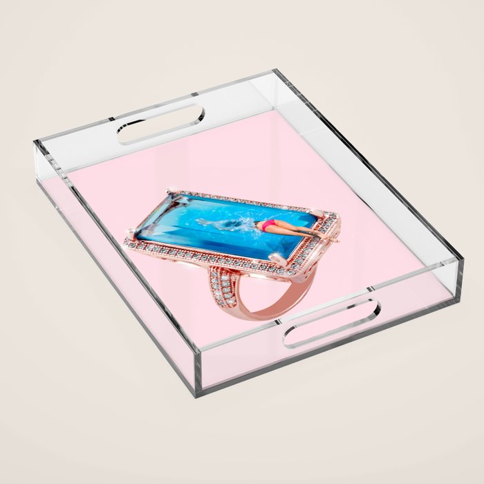 Diamond Pool Acrylic Tray Gallery Image 1