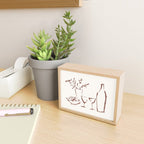 Apero table - White  Mini Art Print Gallery Image 2