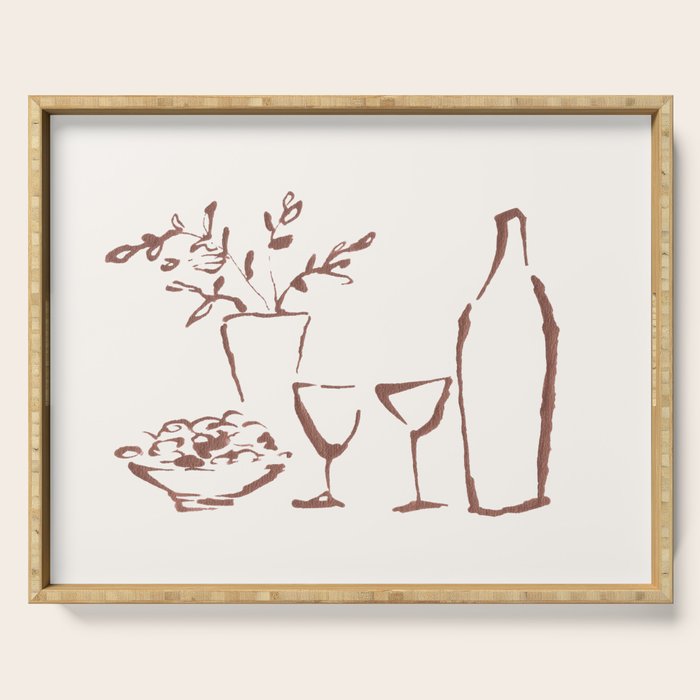 Apero table - White  Serving Tray Gallery Image 1