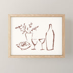 Apero table - White  Mini Art Print Gallery Image 1