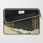 Glittering Snow Stars Laptop Sleeve Gallery Image 2