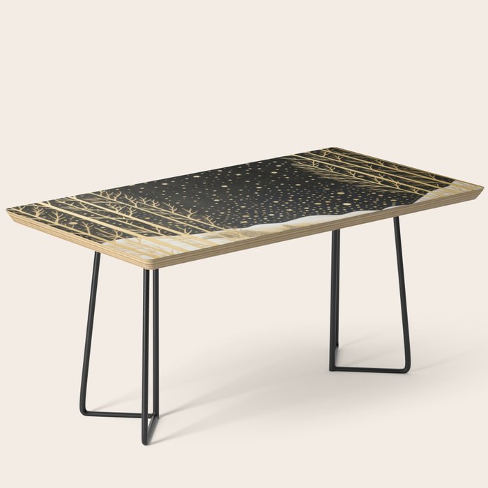 Glittering Snow Stars Coffee Table Gallery Image 1