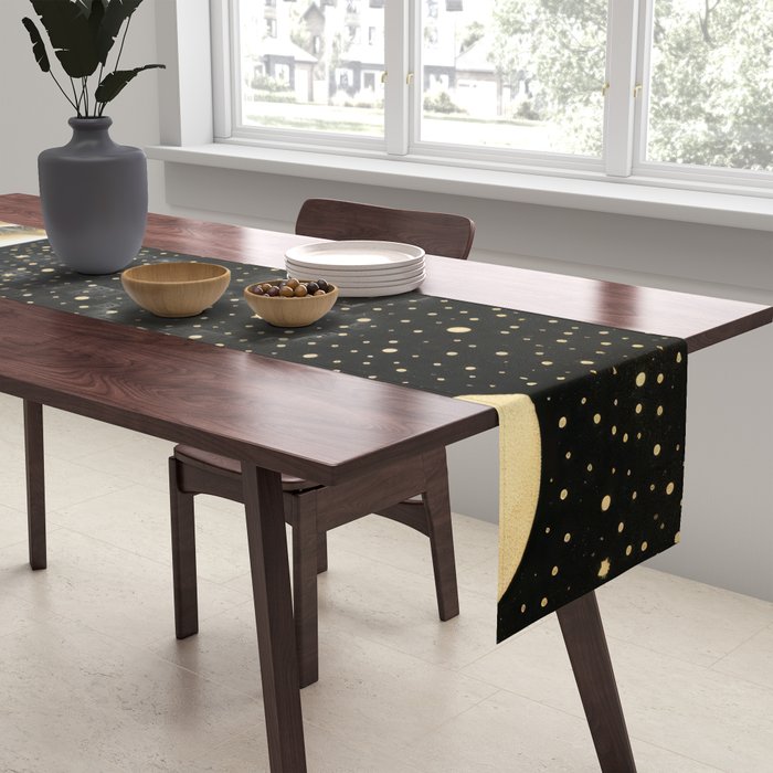 Glittering Snow Stars Table Runner Gallery Image 2
