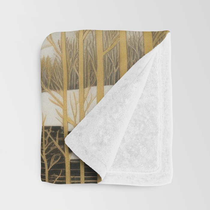 Glittering Snow Stars Throw Blanket Gallery Image 3