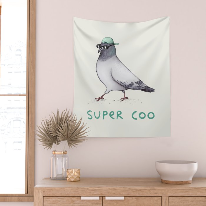 Super Coo Wall Tapestry Gallery Image 2