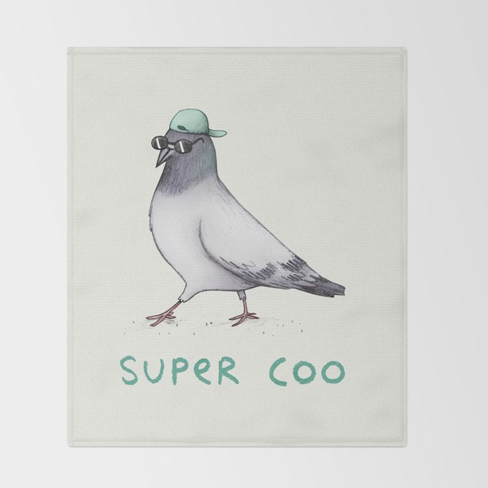 Super Coo Throw Blanket Gallery Image 2