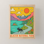 Glacier National Park Mini Art Print Gallery Image 1