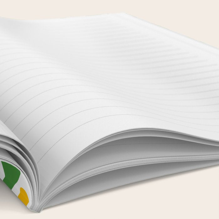 Colorful geometric flower art pattern Notebook Gallery Image 2