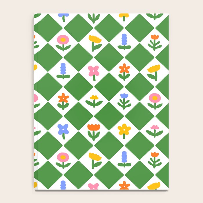 Colorful geometric flower art pattern Notebook Gallery Image 4