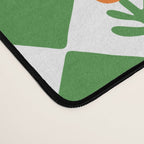 Colorful geometric flower art pattern Desk Mat Gallery Image 4