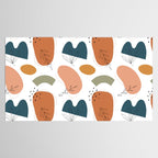 Abstract organic shape art pattern Tablecloth Gallery Image 2
