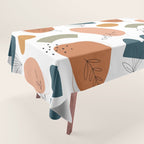 Abstract organic shape art pattern Tablecloth Gallery Image 1