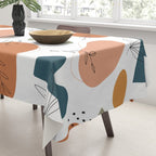 Abstract organic shape art pattern Tablecloth Gallery Image 3
