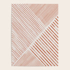 Blush Pink Stripes, Geometric Art Poster Gallery Image 4