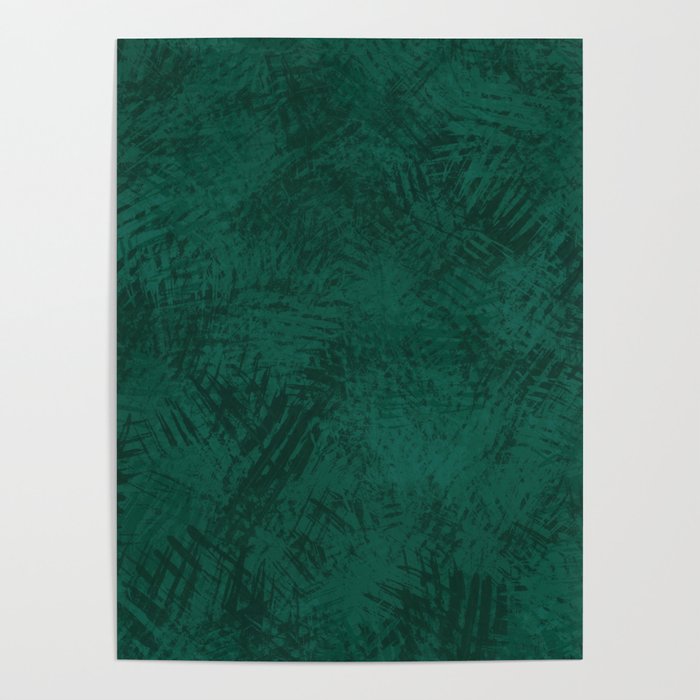 Emerald Scraped Texture Poster Gallery Image 4