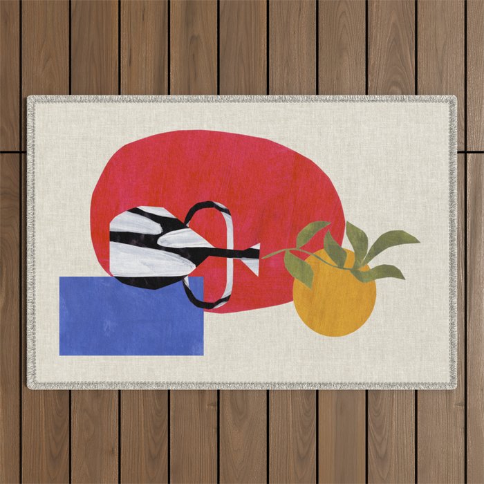 Primary Sun Tribal Vase Outdoor Rug Gallery Image 1