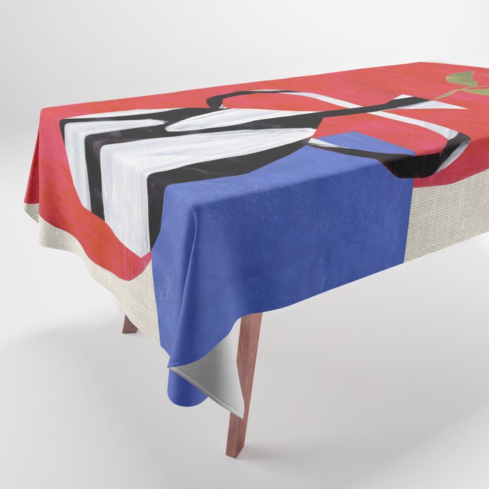 Primary Sun Tribal Vase Tablecloth Gallery Image 1