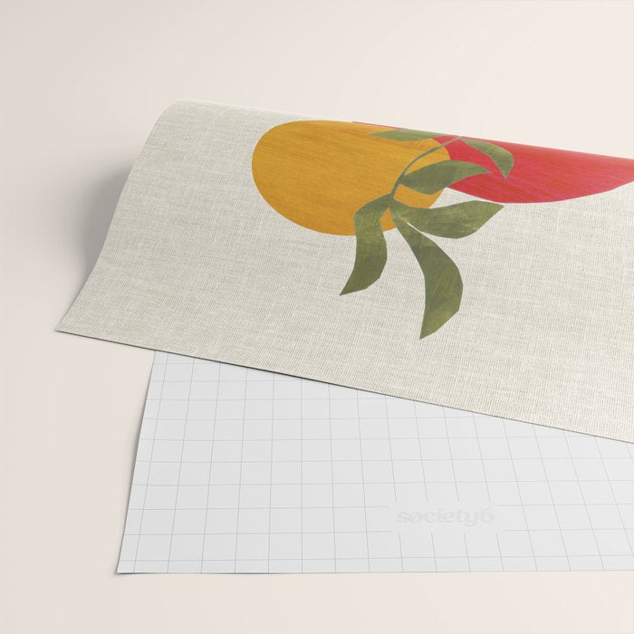 Primary Sun Tribal Vase Wrapping Paper Gallery Image 2