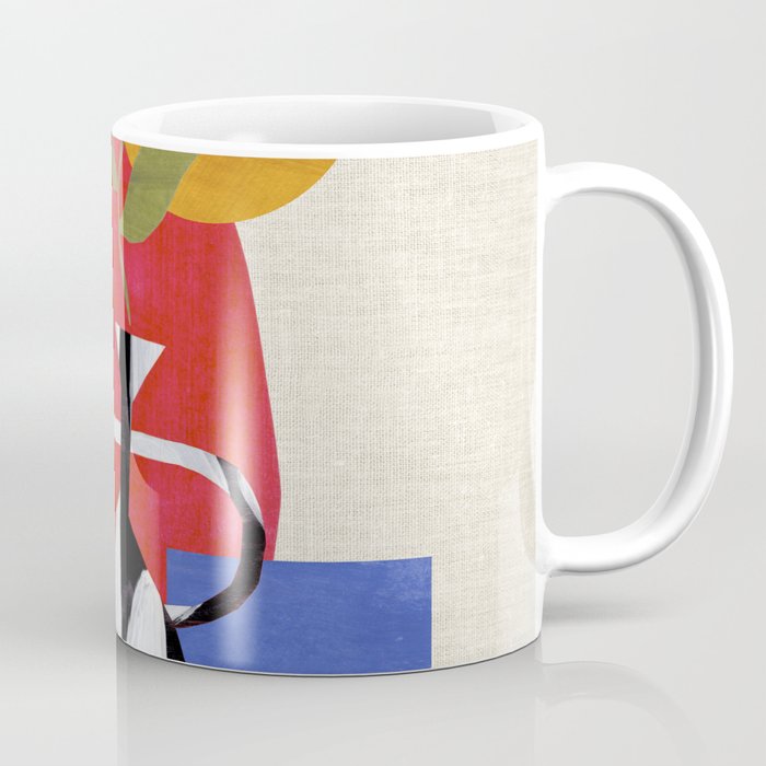 Primary Sun Tribal Vase Coffee Mug Gallery Image 1
