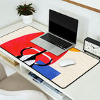 Primary Sun Tribal Vase Desk Mat Gallery Image 2