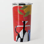 Primary Sun Tribal Vase Travel Mug Gallery Image 1