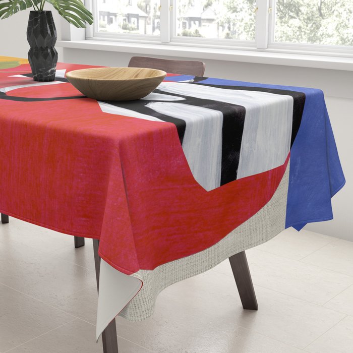Primary Sun Tribal Vase Tablecloth Gallery Image 3
