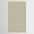 Green On Cream Grid Tablecloth Gallery Image 2