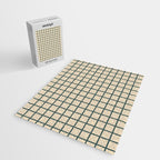 Green On Cream Grid Jigsaw Puzzle Gallery Image 2