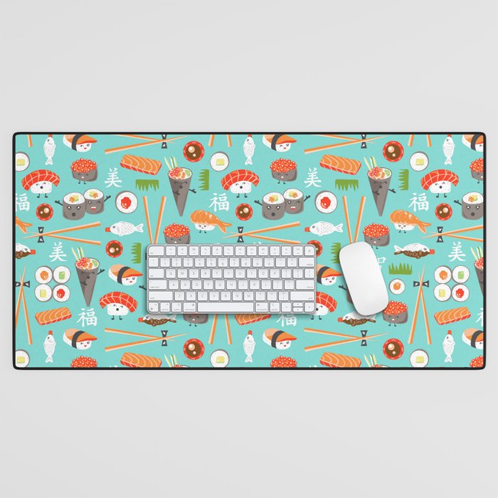 Happy Sushi Desk Mat Gallery Image 1