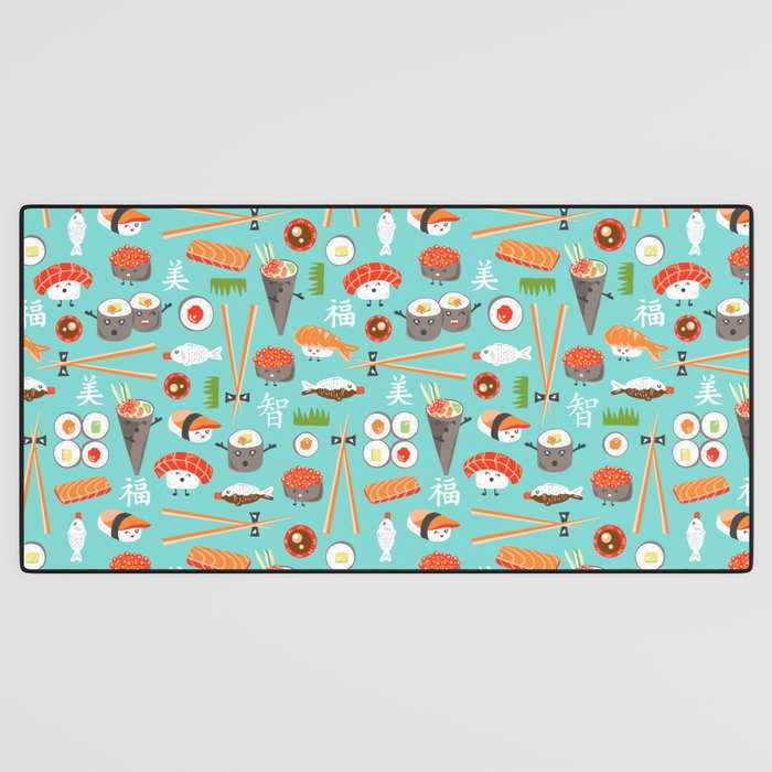 Happy Sushi Desk Mat Gallery Image 3