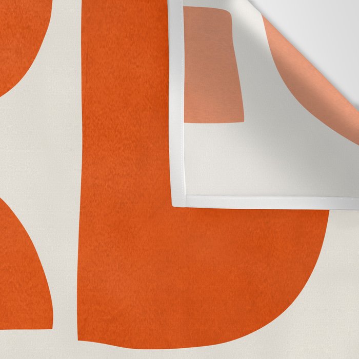Modern Abstract Shapes 22 Wall Tapestry Gallery Image 3