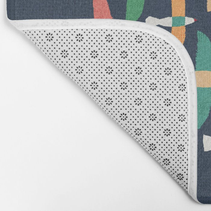 Vintage seagull Bath Mat Gallery Image 2