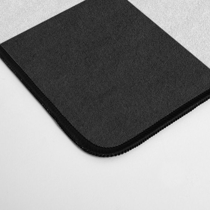 Checkered (Black & White Pattern) Desk Mat Gallery Image 4