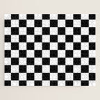 Checkered (Black & White Pattern) Jigsaw Puzzle Gallery Image 1