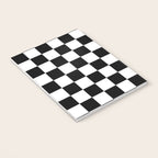 Checkered (Black & White Pattern) Notebook Gallery Image 3