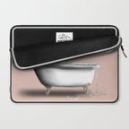 Hippo in Bath Laptop Sleeve Gallery Image 2