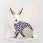 Whimsical European Hare Wall Tapestry Gallery Image 4