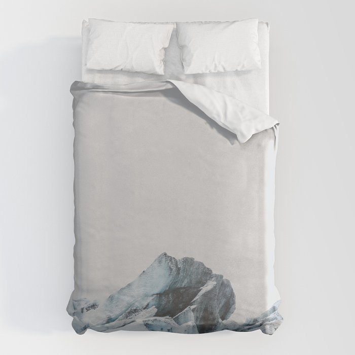 Jökulsárlón, Iceland Duvet Cover Gallery Image 1
