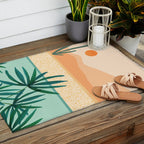Southwest Poolside Desert Landscape Series Outdoor Rug Gallery Image 2