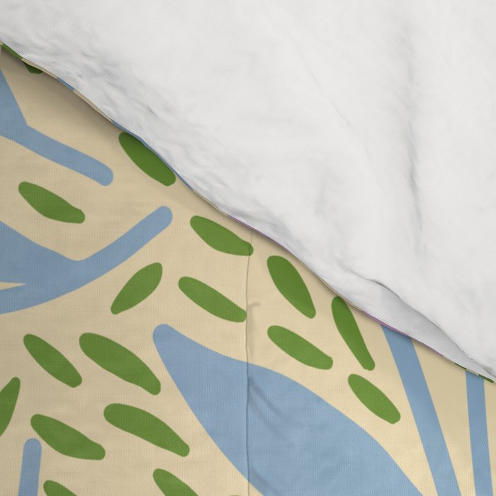 Botanical Garden - Lilac, Blue and Green  Comforter Gallery Image 4