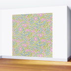 Botanical Garden - Lilac, Blue and Green  Wall Mural Gallery Image 2