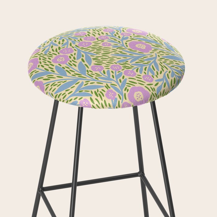 Botanical Garden - Lilac, Blue and Green  Stool Gallery Image 2
