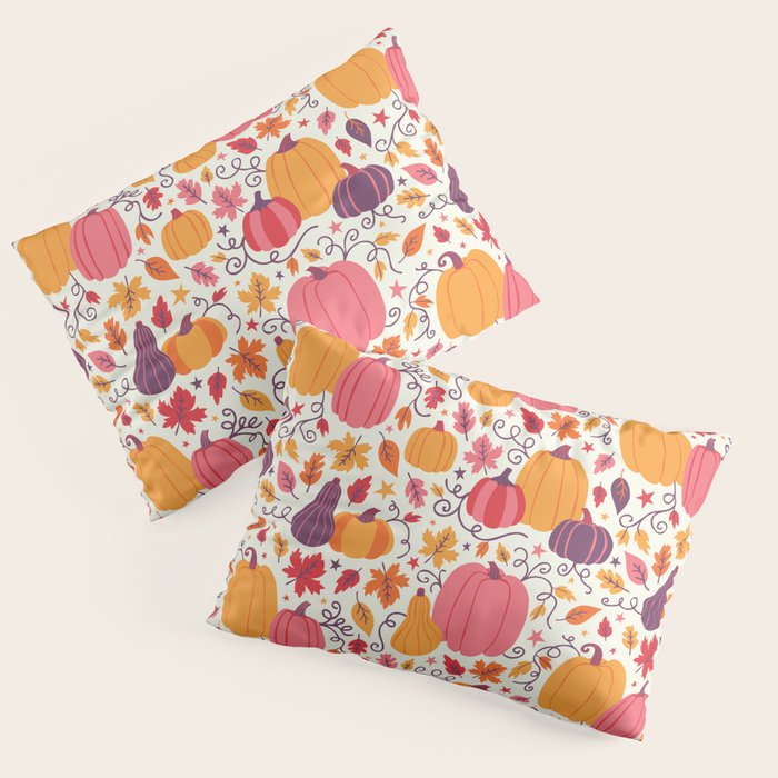 Cozy Pumpkin Patch Pillow Sham Gallery Image 1