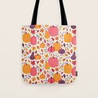Cozy Pumpkin Patch Tote Bag Gallery Image 1