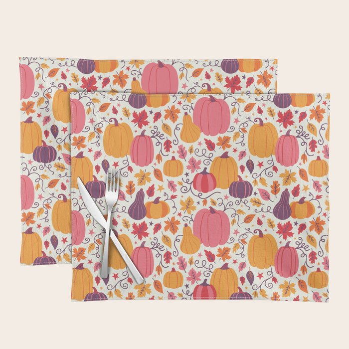 Cozy Pumpkin Patch Placemat Gallery Image 1